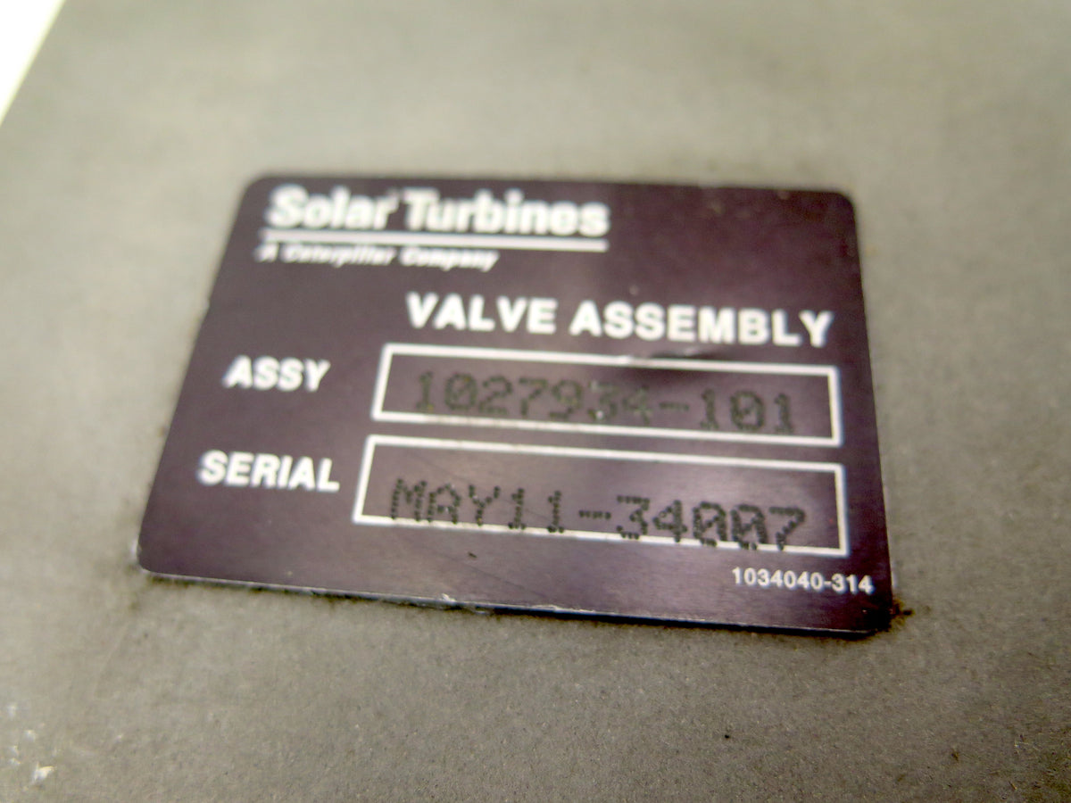 CAT Solarª Hydraulically Actuated Bleed Valve Assembly 1027934-101 - Advance Operations
