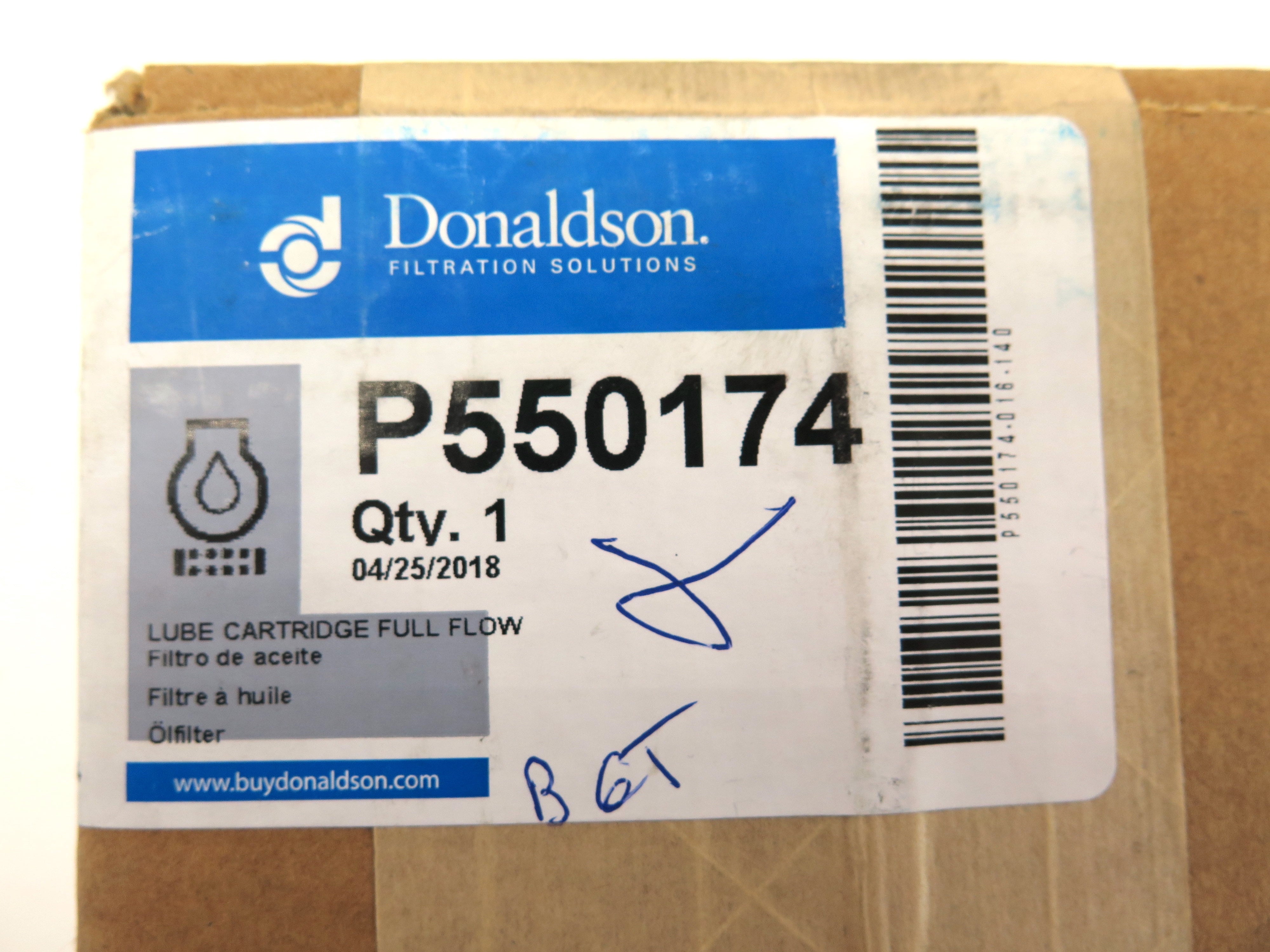 Donaldson P550174 Oil Filter - Advance Operations