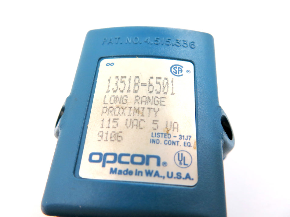 Opcon 1351B-6501 Photoelectric Diffuse Reflective - Advance Operations