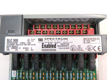 Spectrum Controls SLC500 1746sc-IA8I 8 Channel Isolated Input Module LOT OF 3 - Advance Operations