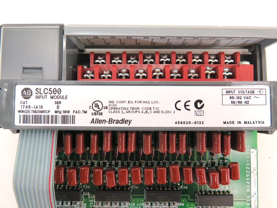 Allen-Bradley SLC500 Input Module 1746-IA16 Ser D - Advance Operations