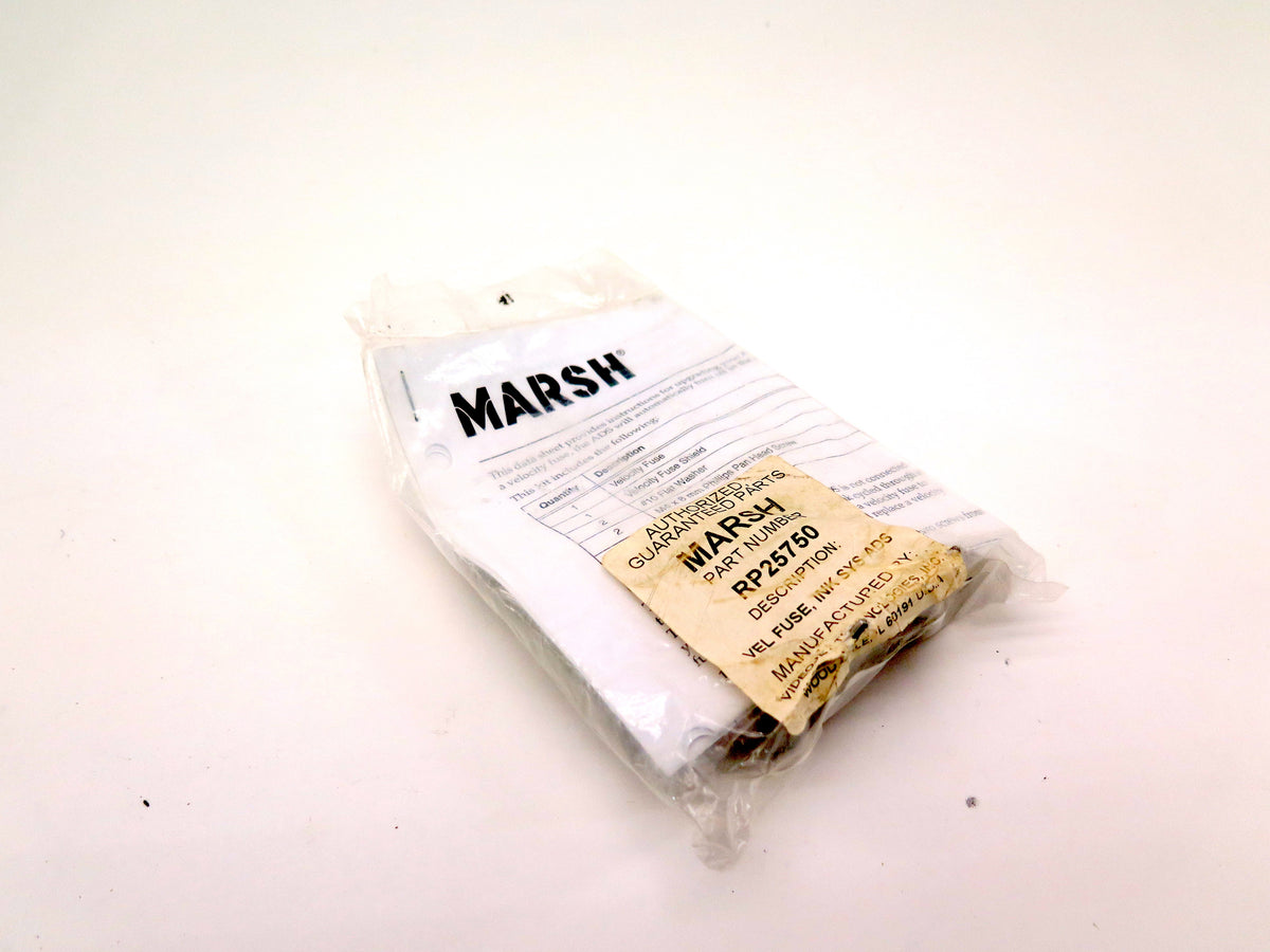 Marsh RP25750 Velocity Fuse Packaging And Labeling - Advance Operations