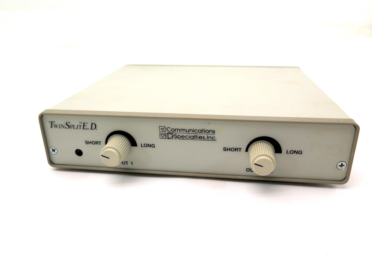 Communication Specialities TwinSplitE.D. For VGA 1067 - Advance Operations
