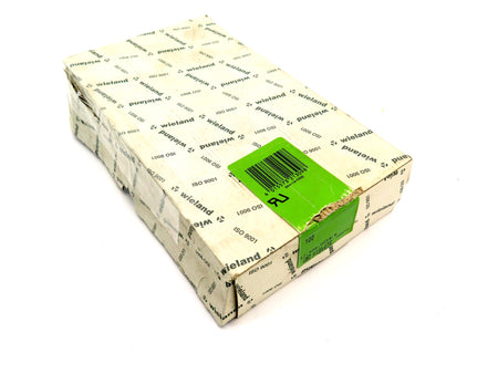 Wieland Bamberg  WK 6/U Blue Terminal Block 600V 45A 2 Pole BOX OF 149 Units - Advance Operations