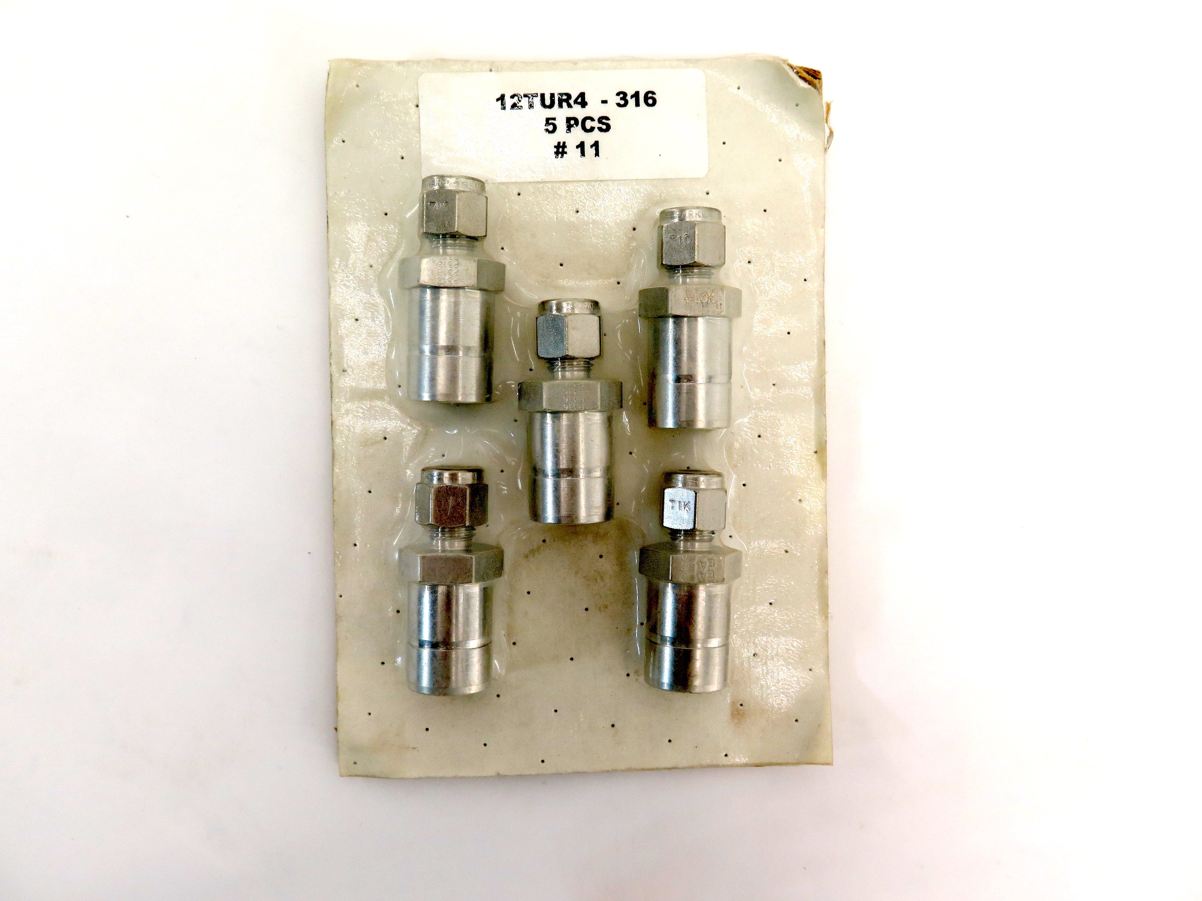 Parker / Solar Certified 12TUR4-316 1/4" x 1/2 " Reducer Tube SS-400-R-8 5PCS - Advance Operations