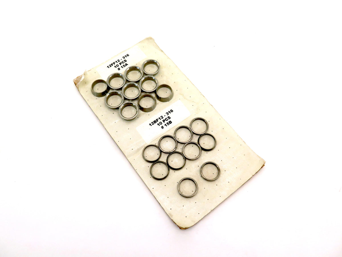 Parker / Solar Certified 12FF12-316 And 12BF12-316 Front Ferrule 10 PCS - Advance Operations