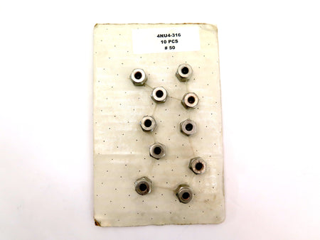 Parker / Solar Certified 4NU4-316 Double Ferrule Nut SS A-LOK 1/4in - Advance Operations