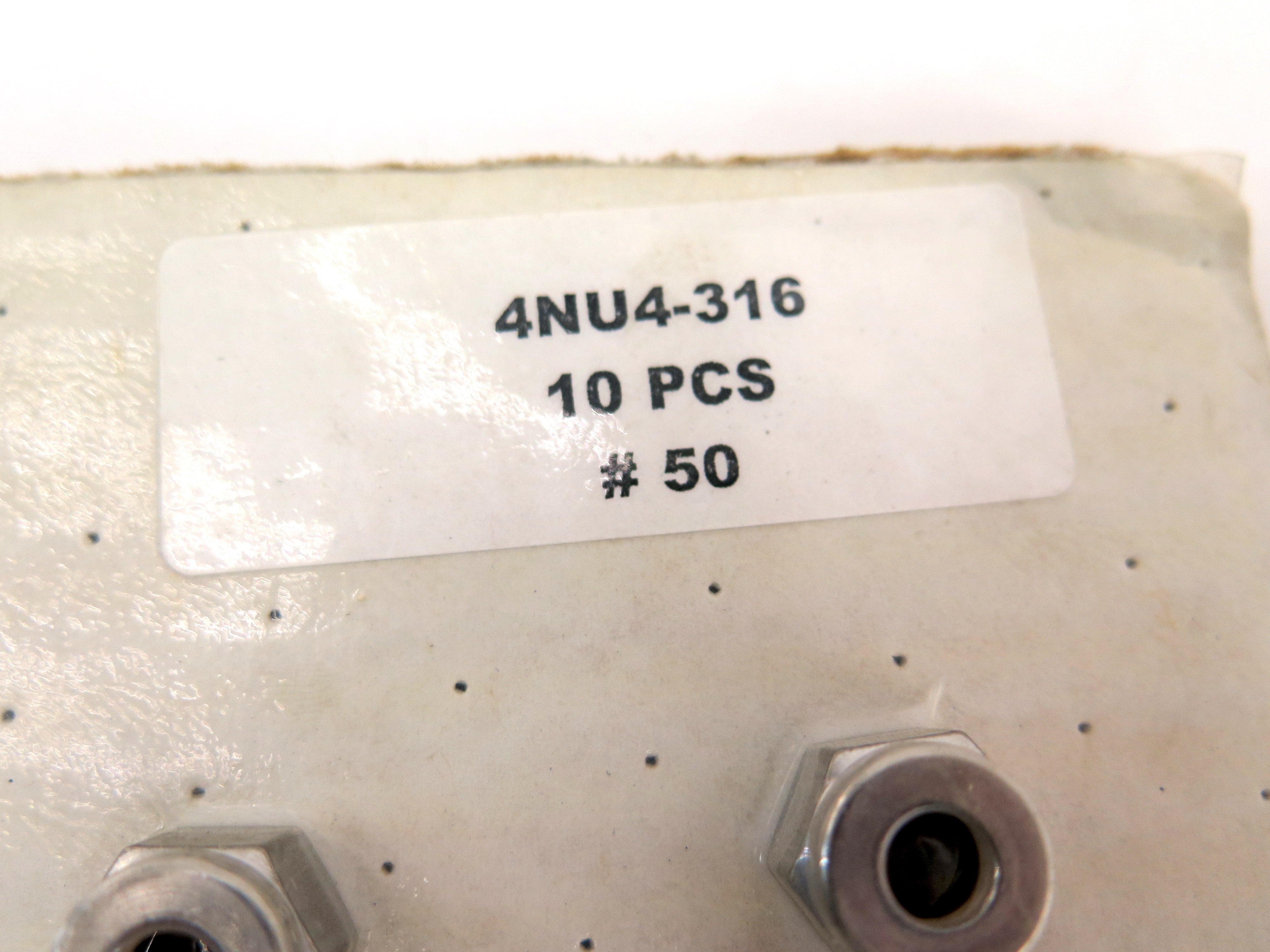 Parker / Solar Certified 4NU4-316 Double Ferrule Nut SS A-LOK 1/4in - Advance Operations