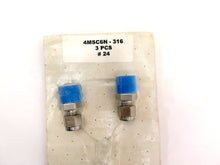 Load image into Gallery viewer, Parker 4MSC6N-316 Stainless Steel Male Connector 1/4&quot;T x 3/8&quot; MNPT LOT OF 2 - Advance Operations
