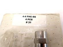 Load image into Gallery viewer, Parker 4-4 FHC-SS 1/4 FNPT 316 SS Hex Coupling LOT OF 2 - Advance Operations
