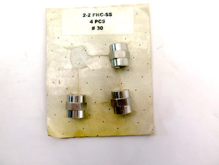 Parker 2-2 FHC-SS HEX Coupling Stainless Steel LOT OF 3 - Advance Operations