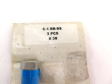 Parker 6-4 Rb-Ss 3/8 X 1/4" Mnpt X Fnpt 316 Ss Reducing Bushing - Advance Operations