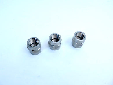 Parker / Swagelok 3/4 Female Hex Union Stainless Steel LOT OF 3 - Advance Operations