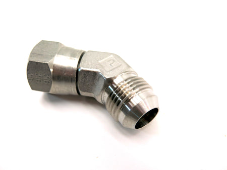 Parker 4 V6X-SS Triple-Lok - 45° Swivel Nut Elbow 37° Flare / 37° Swivel 3/4" - Advance Operations