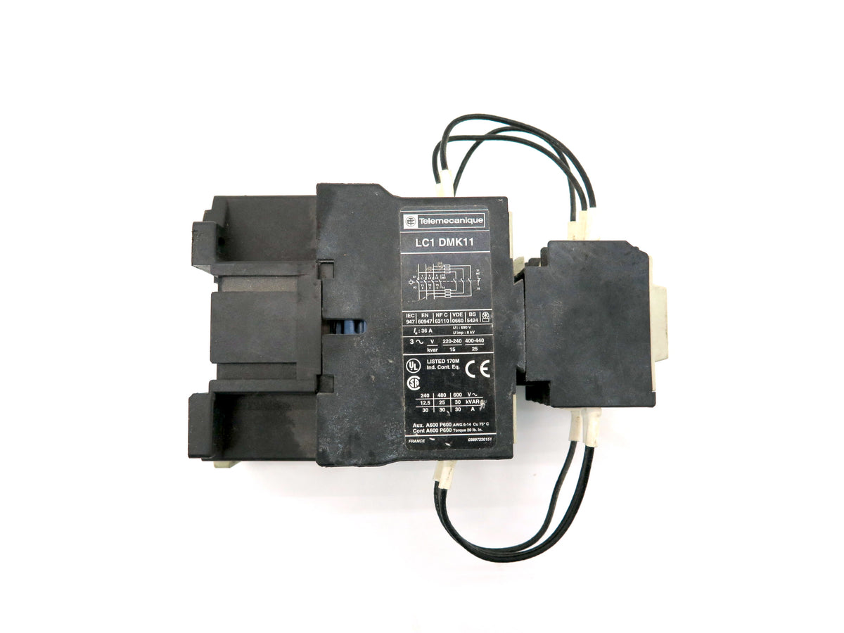 Telemecanique LC1 DMK11 3-Poles 30A 600V 120V Coil - Advance Operations
