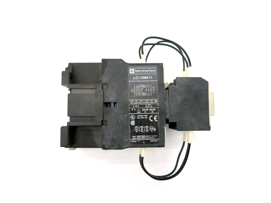 Telemecanique LC1 DMK11 3-Poles 30A 600V 120V Coil - Advance Operations