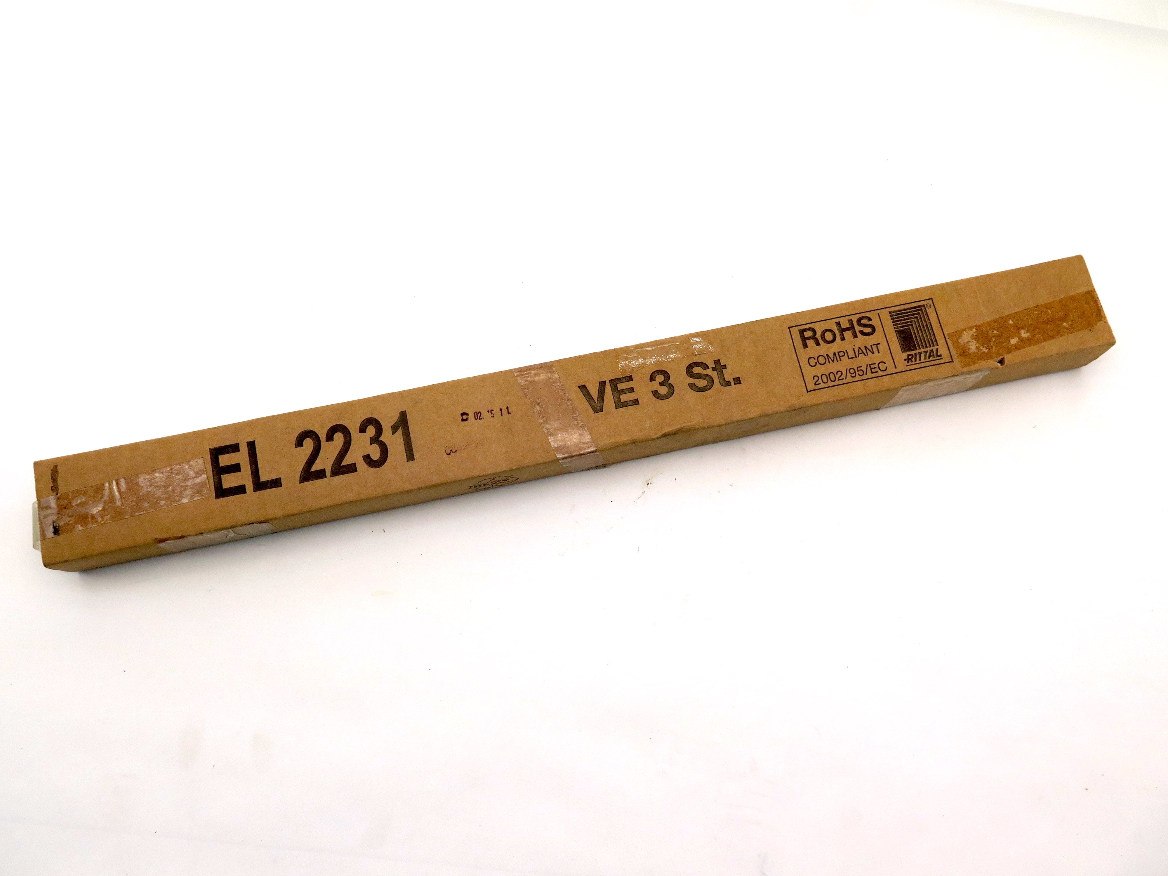 Rittal El2231.000 Ventilated Front Panel 1 U 482.6MM (19") LOT OF 3 - Advance Operations