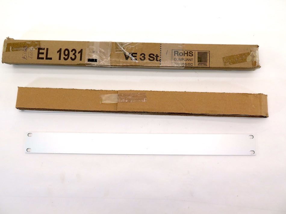 Rittal EL 1931 Front Panel 19" x 1.75" LOT OF 3 - Advance Operations