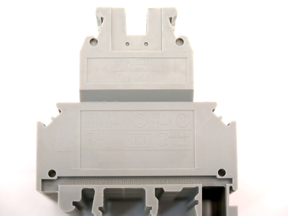 Phonix Klemmen UKK3  Terminal Block 500v. Lot of 10 - Advance Operations