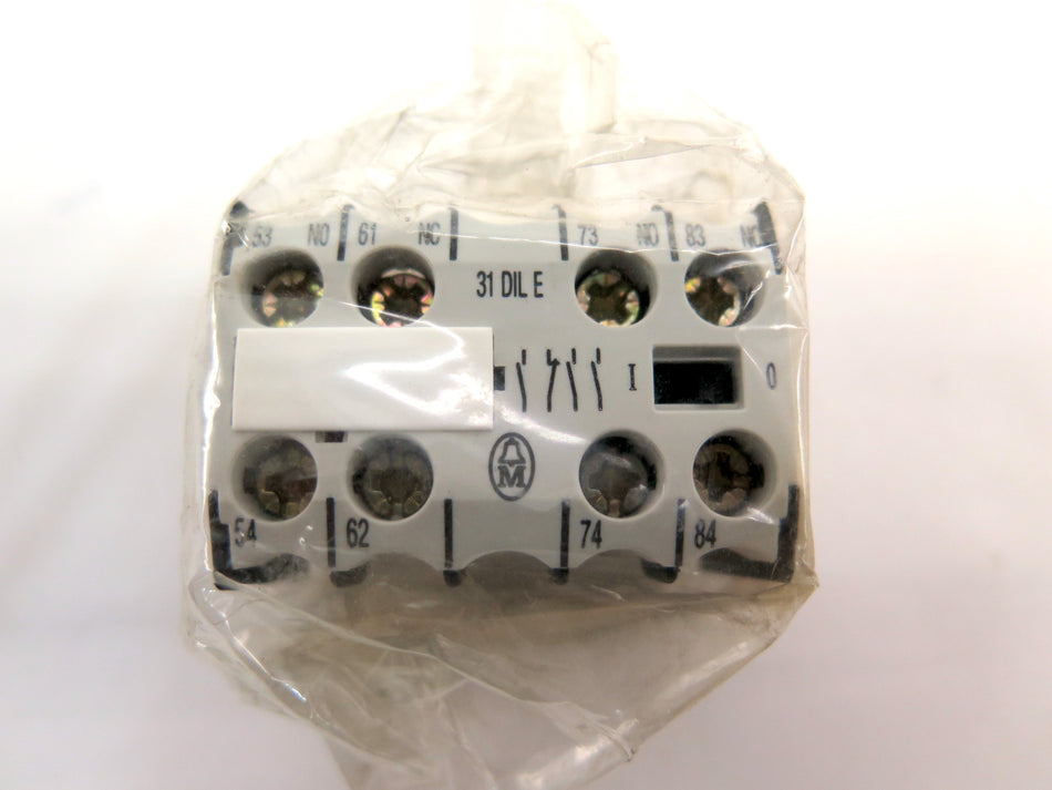 Klocker Moeller 600V Auxiliary Contact Block 31 DILE - Advance Operations