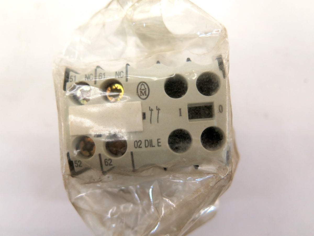 Moeller 02 DIL E 2 NC Auxiliary Contact Block 02DILE 02 DILE 02DIL - Advance Operations