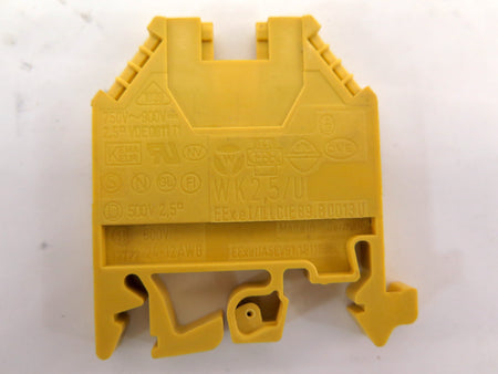 Wieland 57.503.0055.5 WK2.5/U Terminal Block  Yellow( - Advance Operations