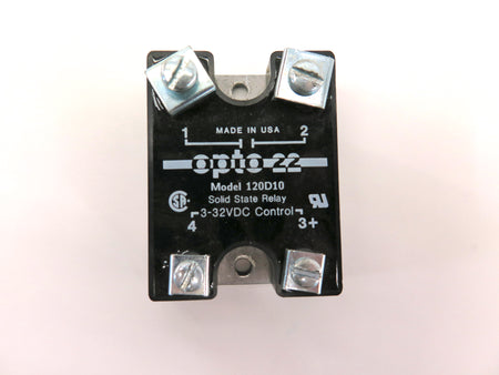 Opto 22 Model 120D10 Solid State Relay 3-32Vdc Control - Advance Operations