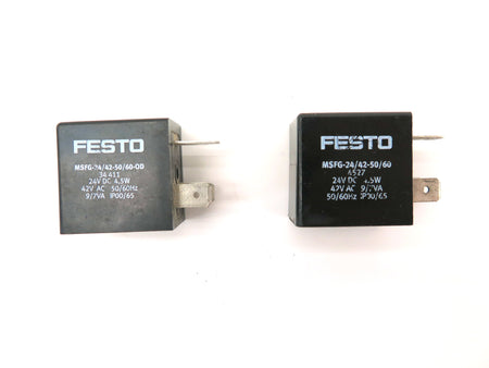 FESTO MSFG-24/42-50/60-OD SOLENOID COIL 24VDC * USED * - Advance Operations