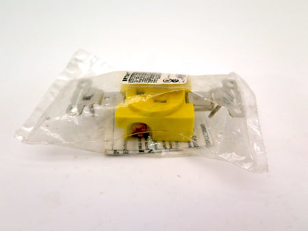 Bryant 5261CR Yellow Industrial Corrosion Resistant Receptacle 120V 15A - Advance Operations