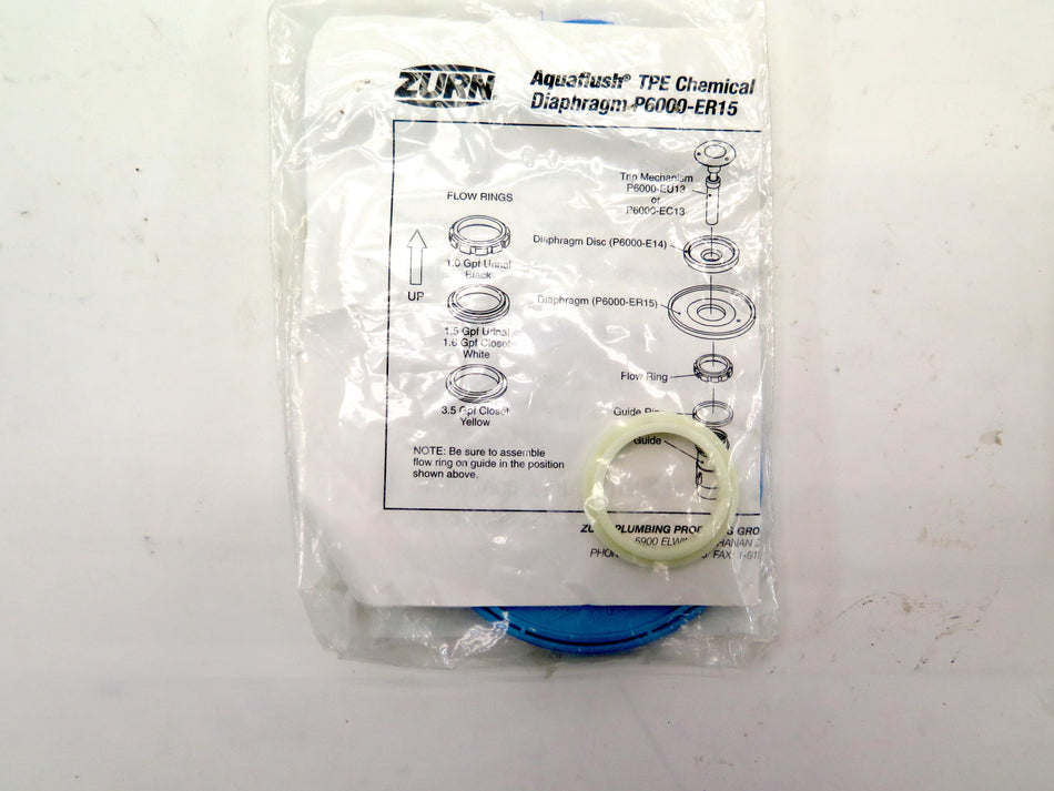 Zurn DiDIaphragm TOILET P6000-ER15(3) P6000-E15 ( - Advance Operations