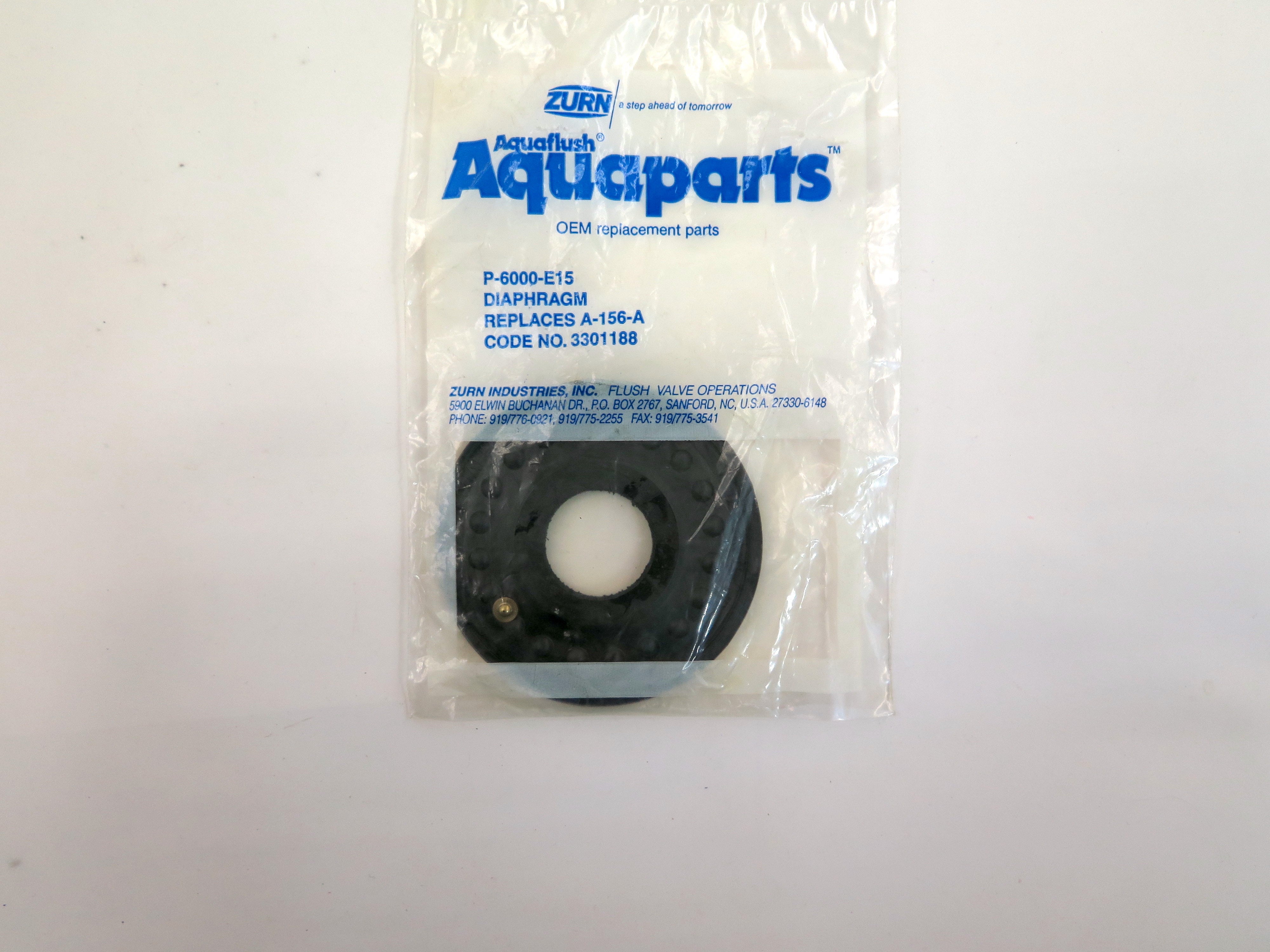 Zurn DiDIaphragm TOILET P6000-ER15(3) P6000-E15 ( - Advance Operations