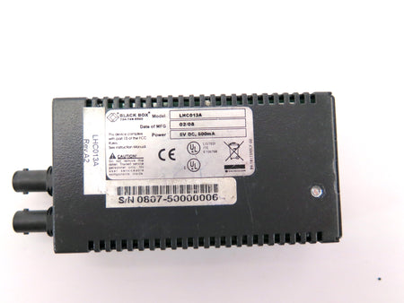 Black Box LNC013A Miniature Media Converter - Advance Operations