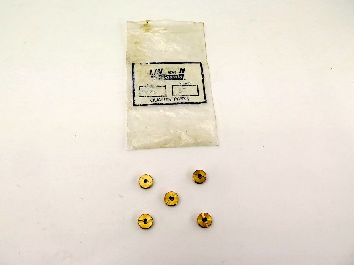 Lincoln 11476 Brass Fitting LOT OF 5 - Advance Operations