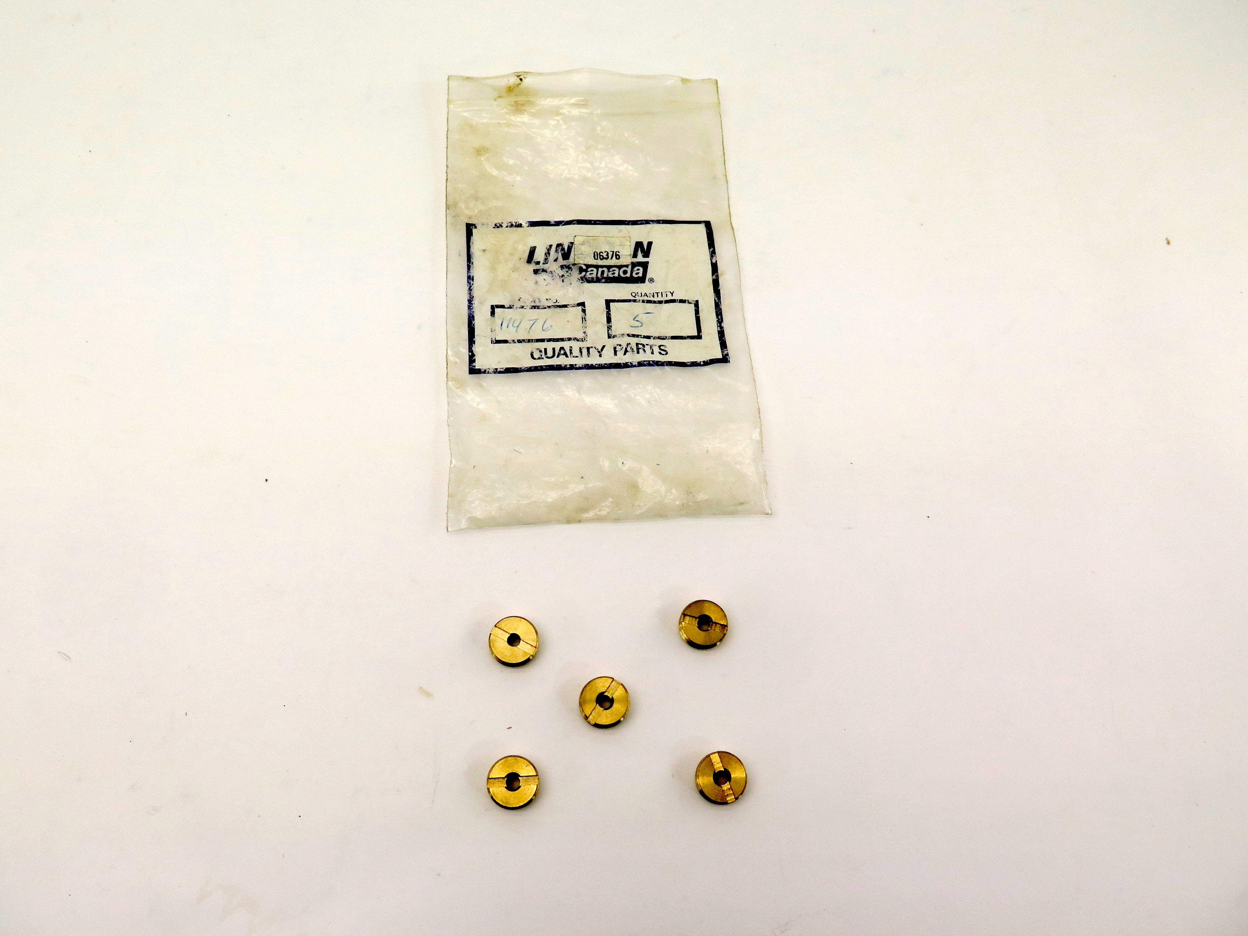 Lincoln 11476 Brass Fitting LOT OF 5 - Advance Operations