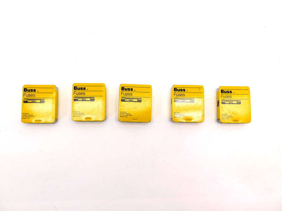 Buss Fuses GMA-10A Miniature Glass Fuse LOT OF 25 - Advance Operations