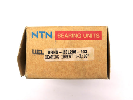 NTN UEL206-103D1 Bearing Insert w/ Eccentric Locking Collar, Wide Inner Ring - Advance Operations