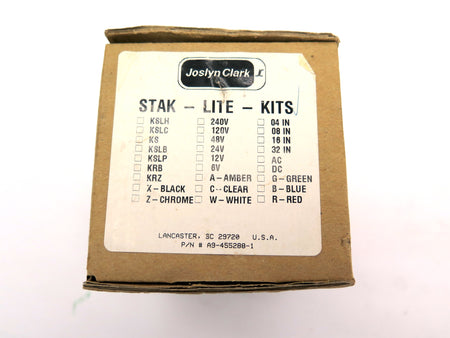 Joslyn Clark Stak Lite BLUE LIGHT Plastic ONLY - Advance Operations