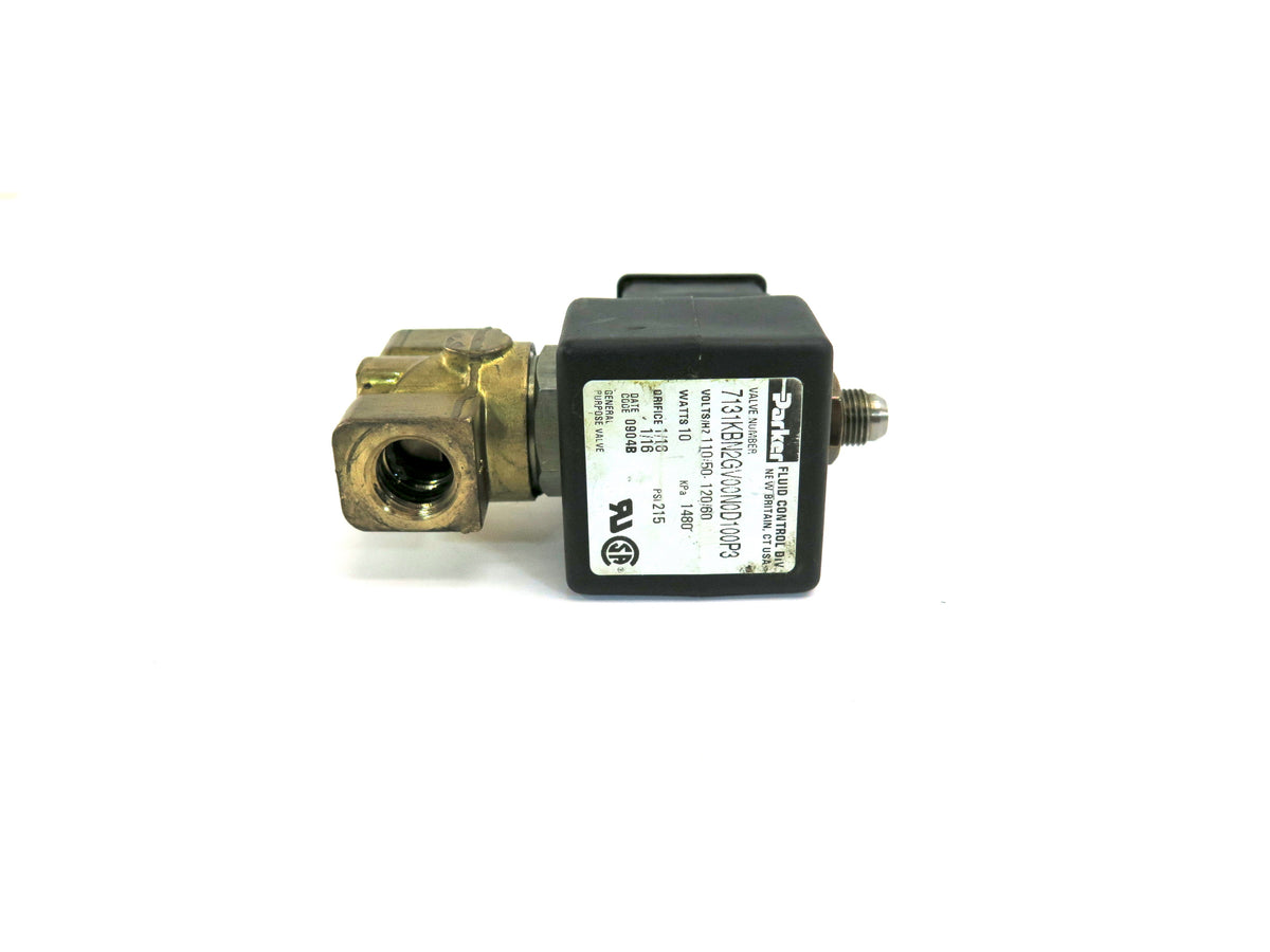 Parker 7131KBN2GV00N0D100P3 Solenoid Valve 1/4'' Npt 120 Vac - Advance Operations