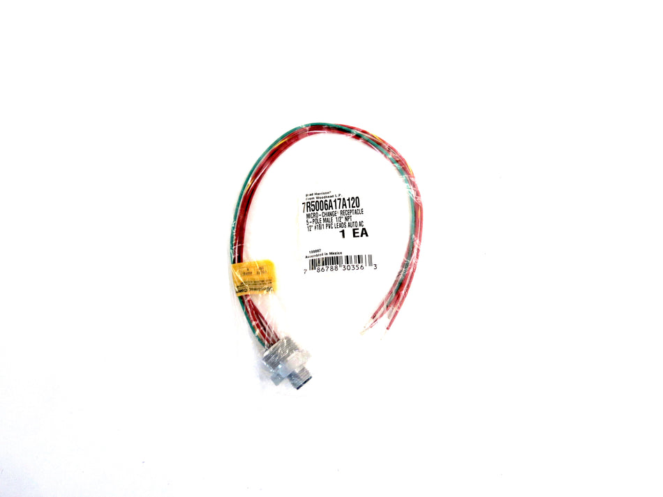 Brad Harrison Woodhead 7R5006A17A120 5P Male 1/2 Npt 12'' #18/1 PVC Leads - Advance Operations
