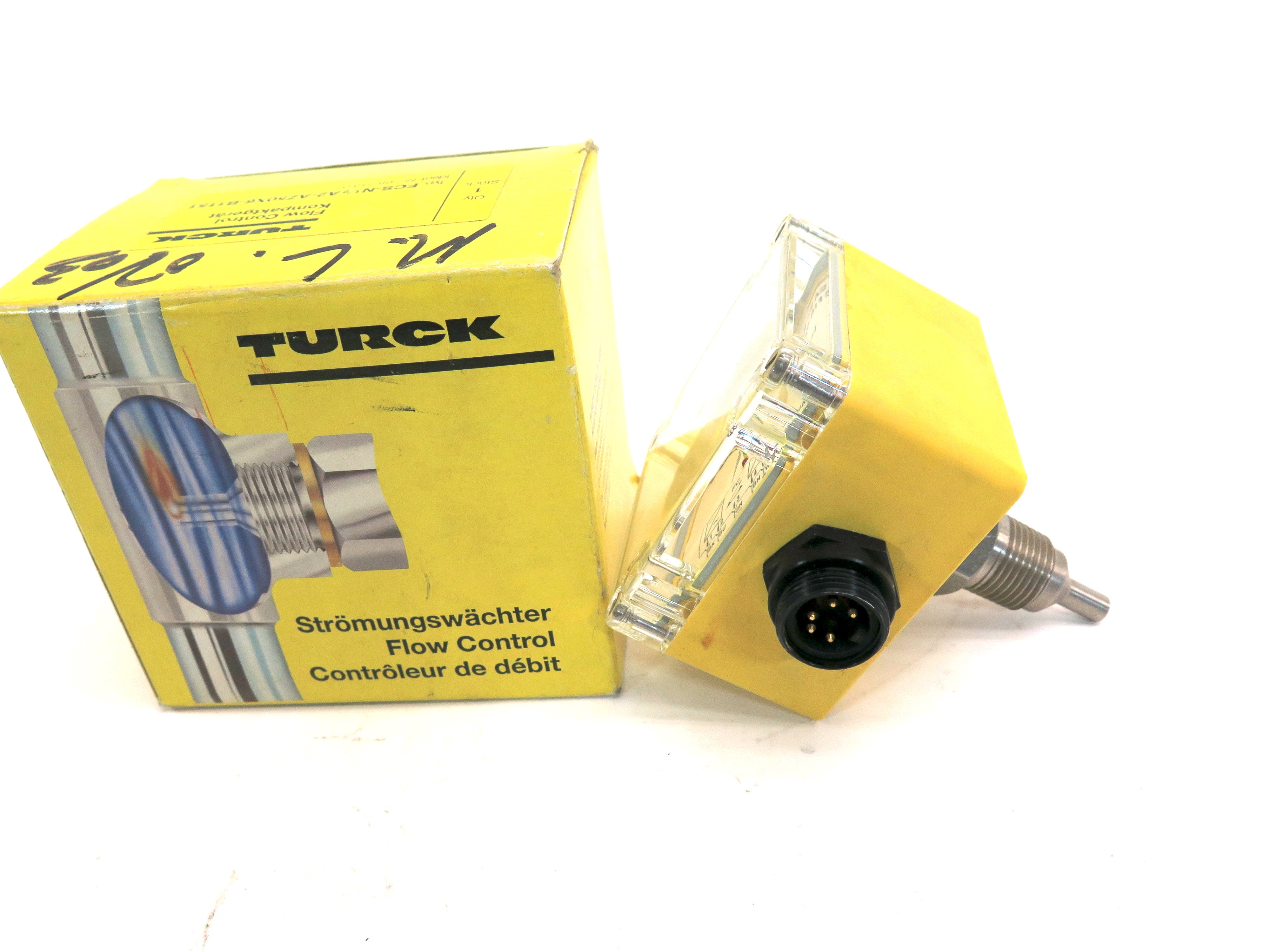 Turck FCS-N1/2A2-AZ50X6-B1151 Flow Control Sensor Monitor - Advance Operations