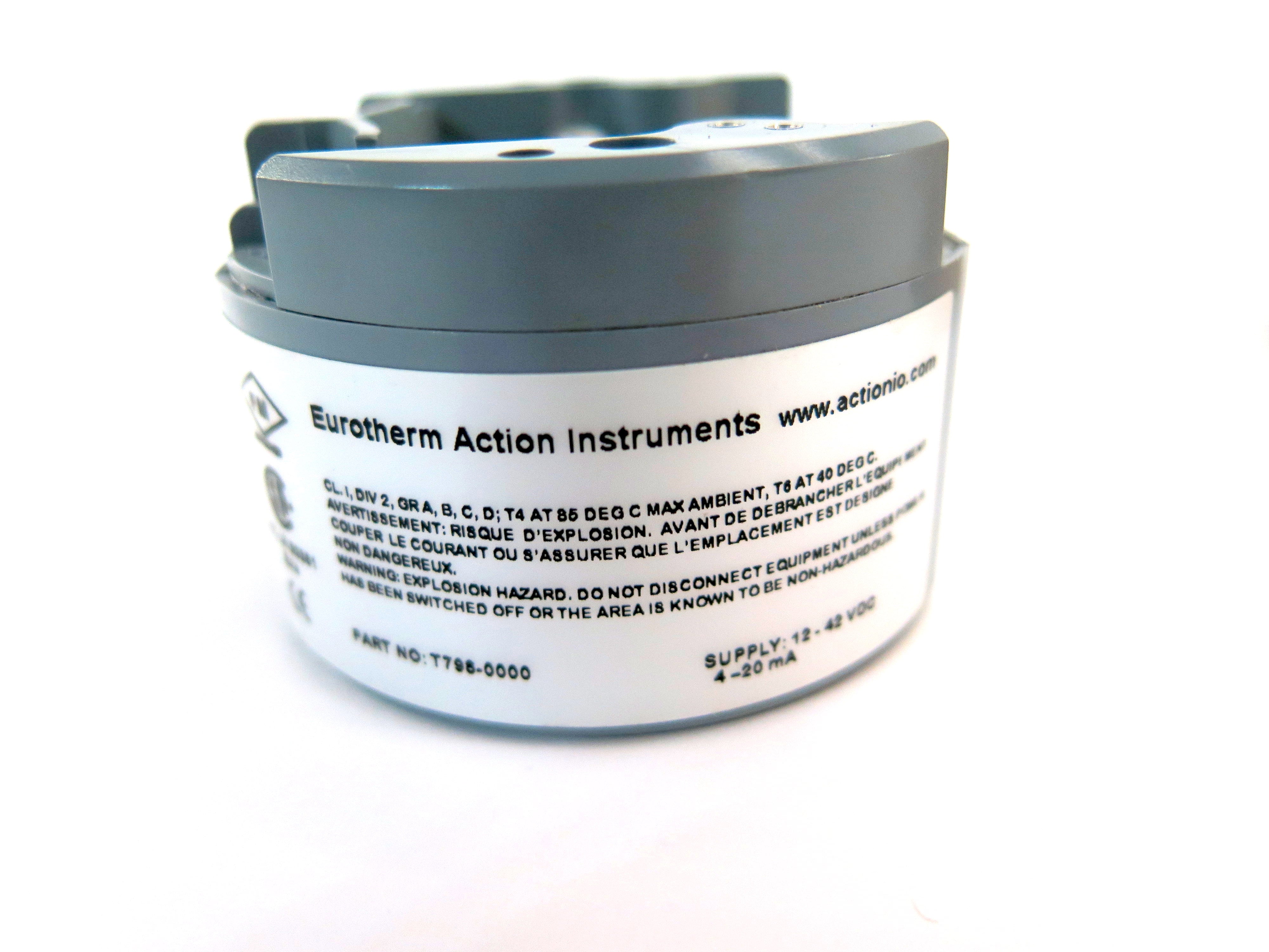 Eurotherm-Action Instruments T798-1000 Intelligent Universal Transmitters - Advance Operations