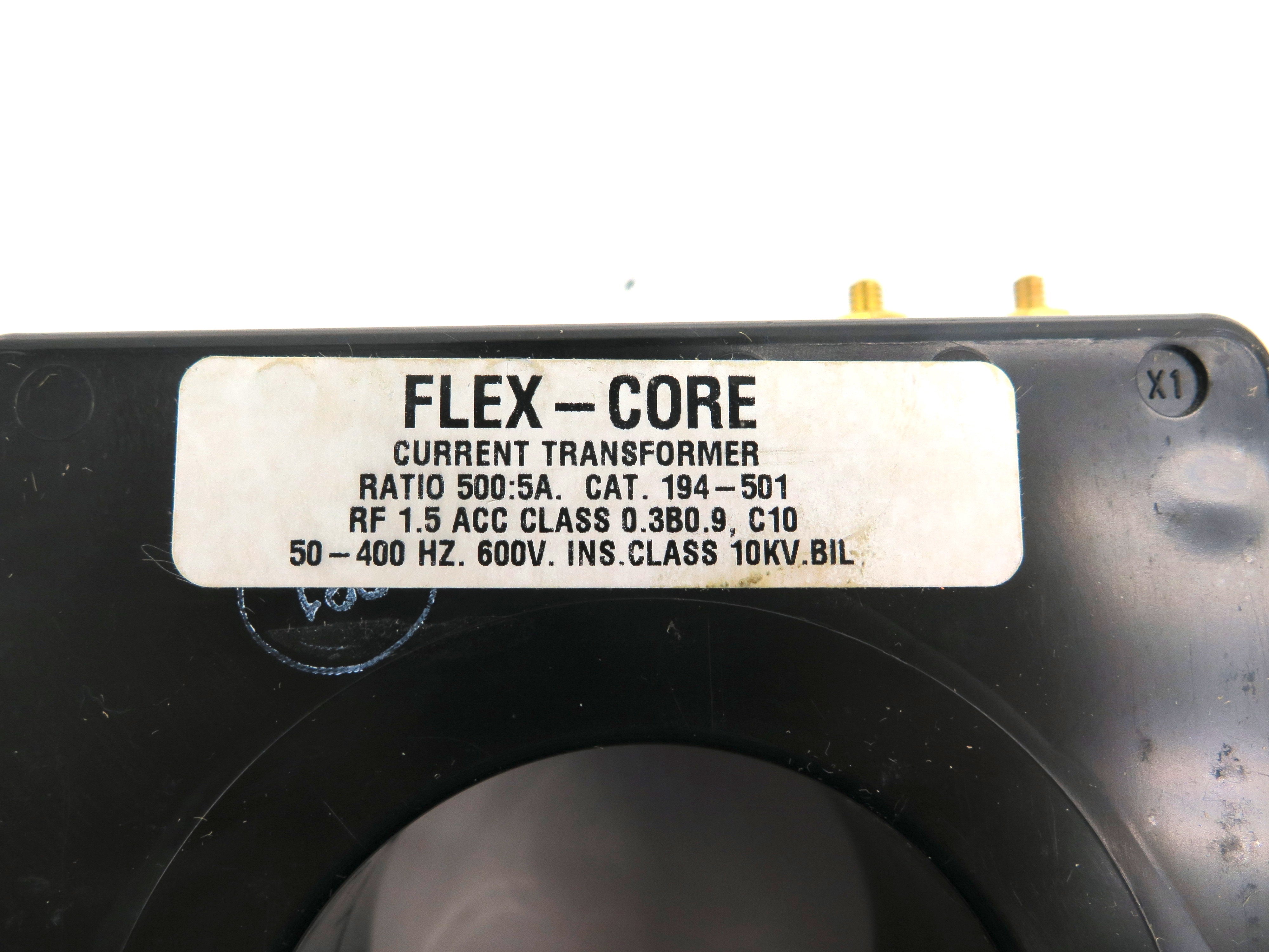 Flex-Core Transformer  LR89403 Ratio 500:5A 600 Vac - Advance Operations