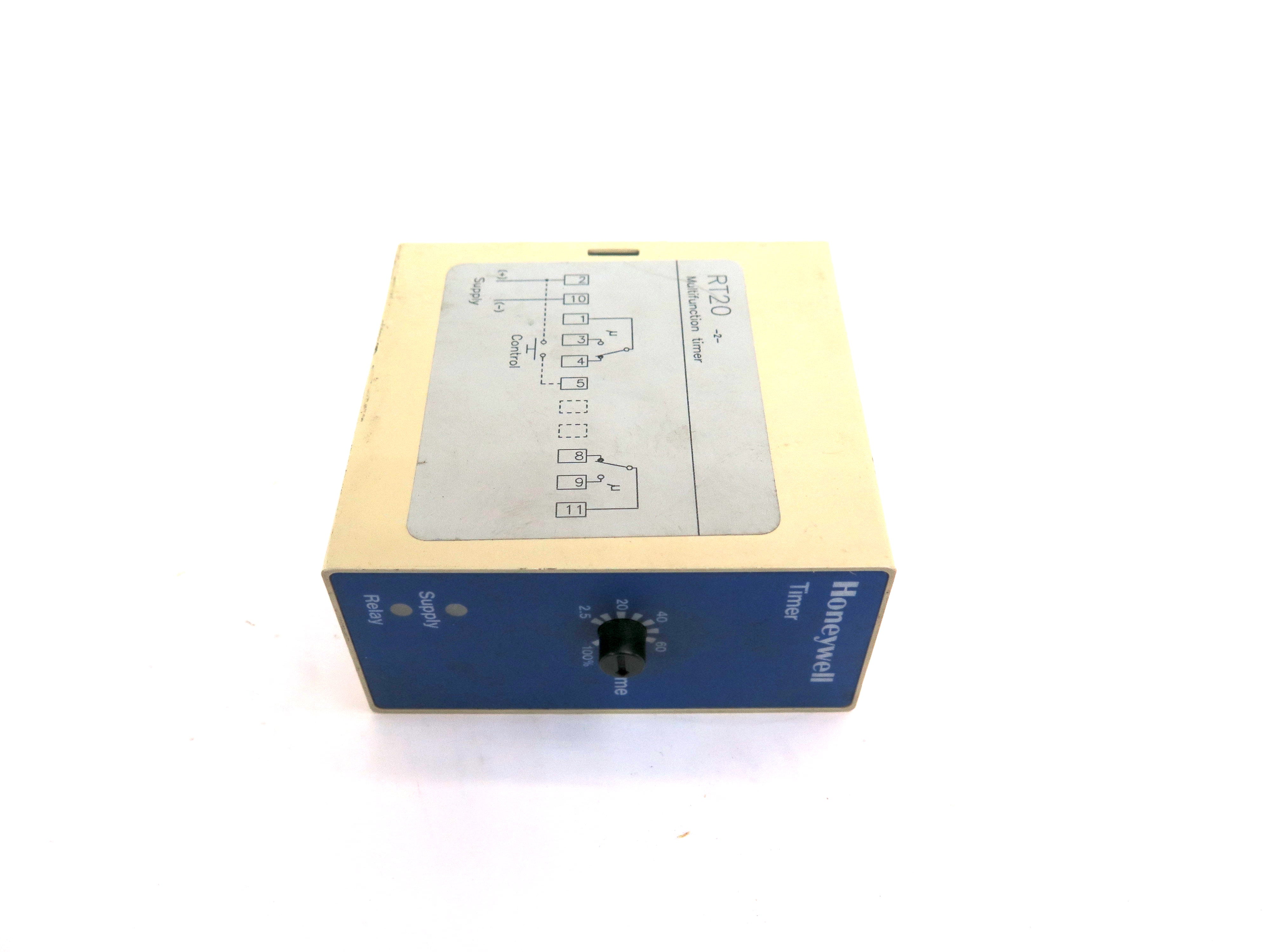 Honeywell RT20-2-1-120-M2 Multi-function Timer Relay 2 Pole 5A 250 Vac - Advance Operations