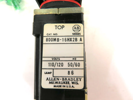 Allen-Bradley 800MB-16X2B Operator For Selector Switch - Advance Operations