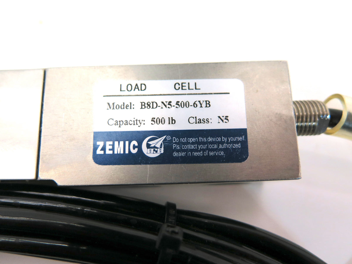 Zemic B8D-N5-500-6YB Load Cell Capacity 500 Lbs - Advance Operations