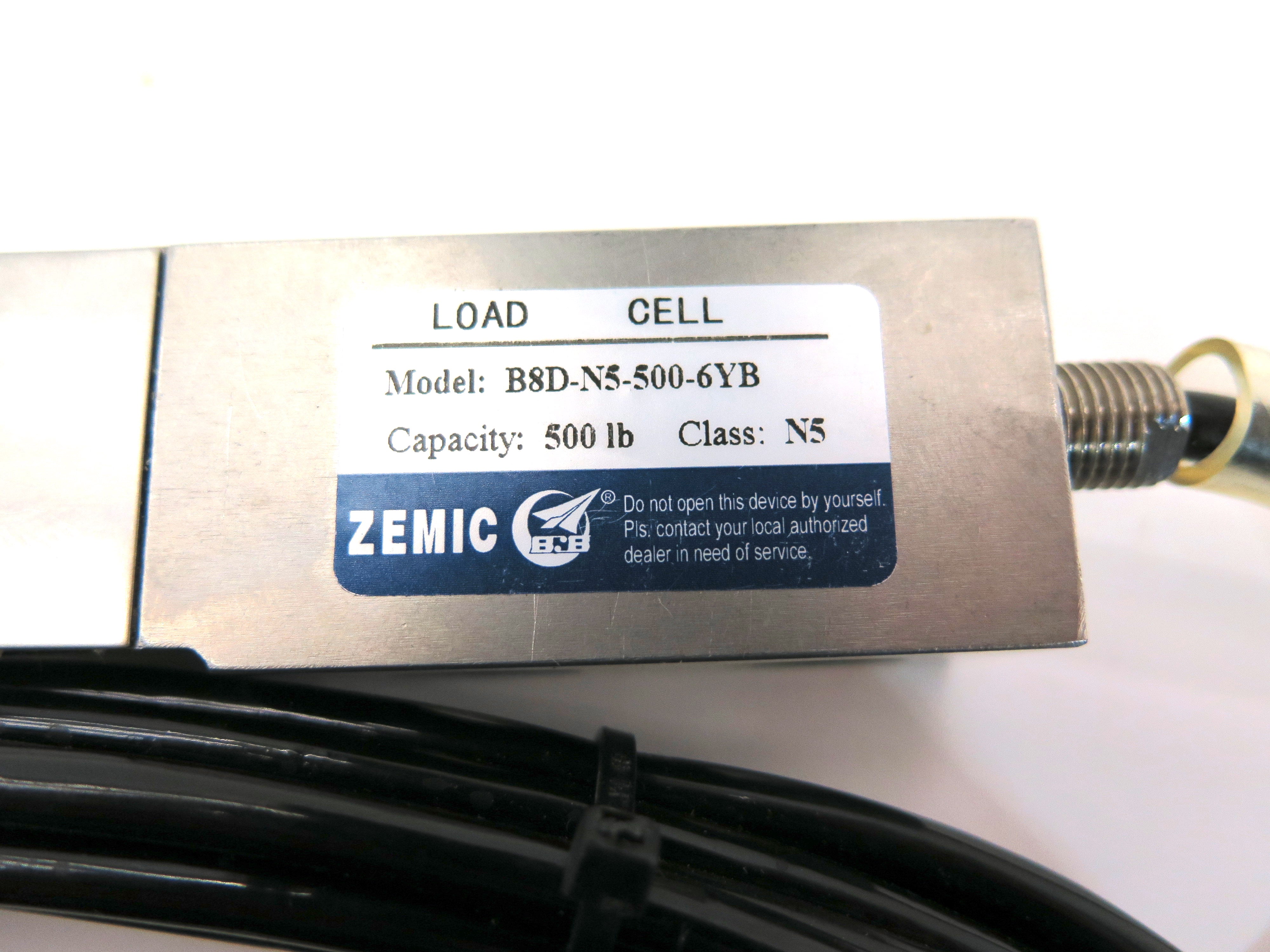 Zemic B8D-N5-500-6YB Load Cell Capacity 500 Lbs - Advance Operations