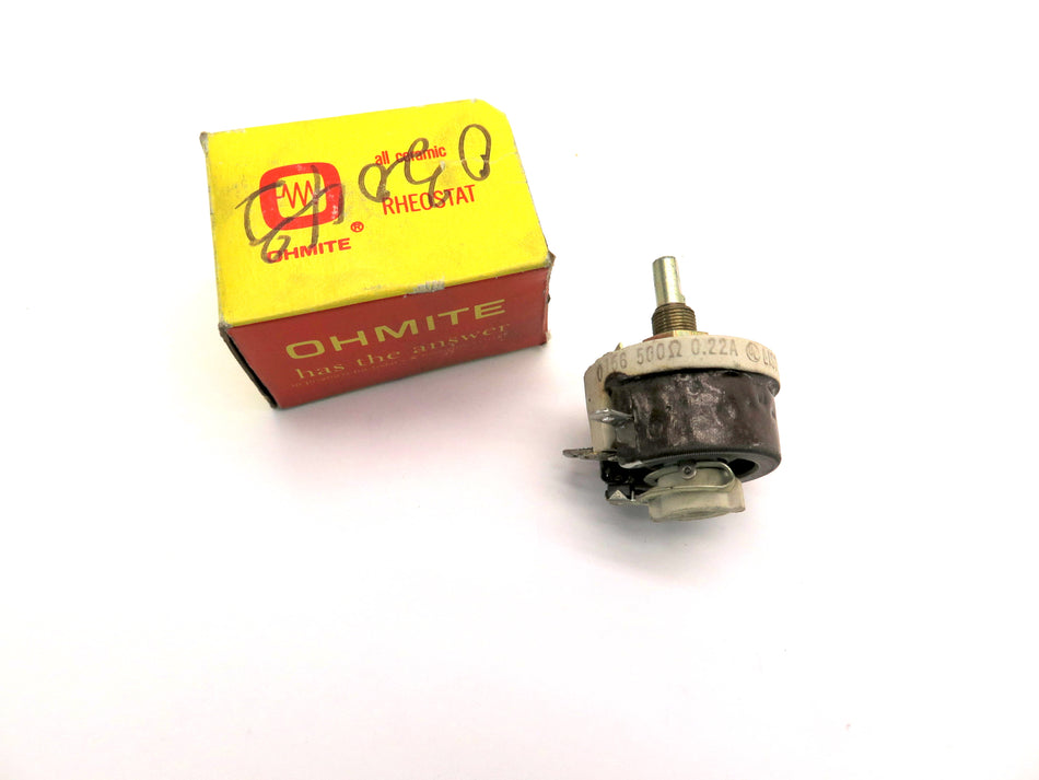 Ohmite RE-19607 2040278 Rheostat Potentiometer - Advance Operations