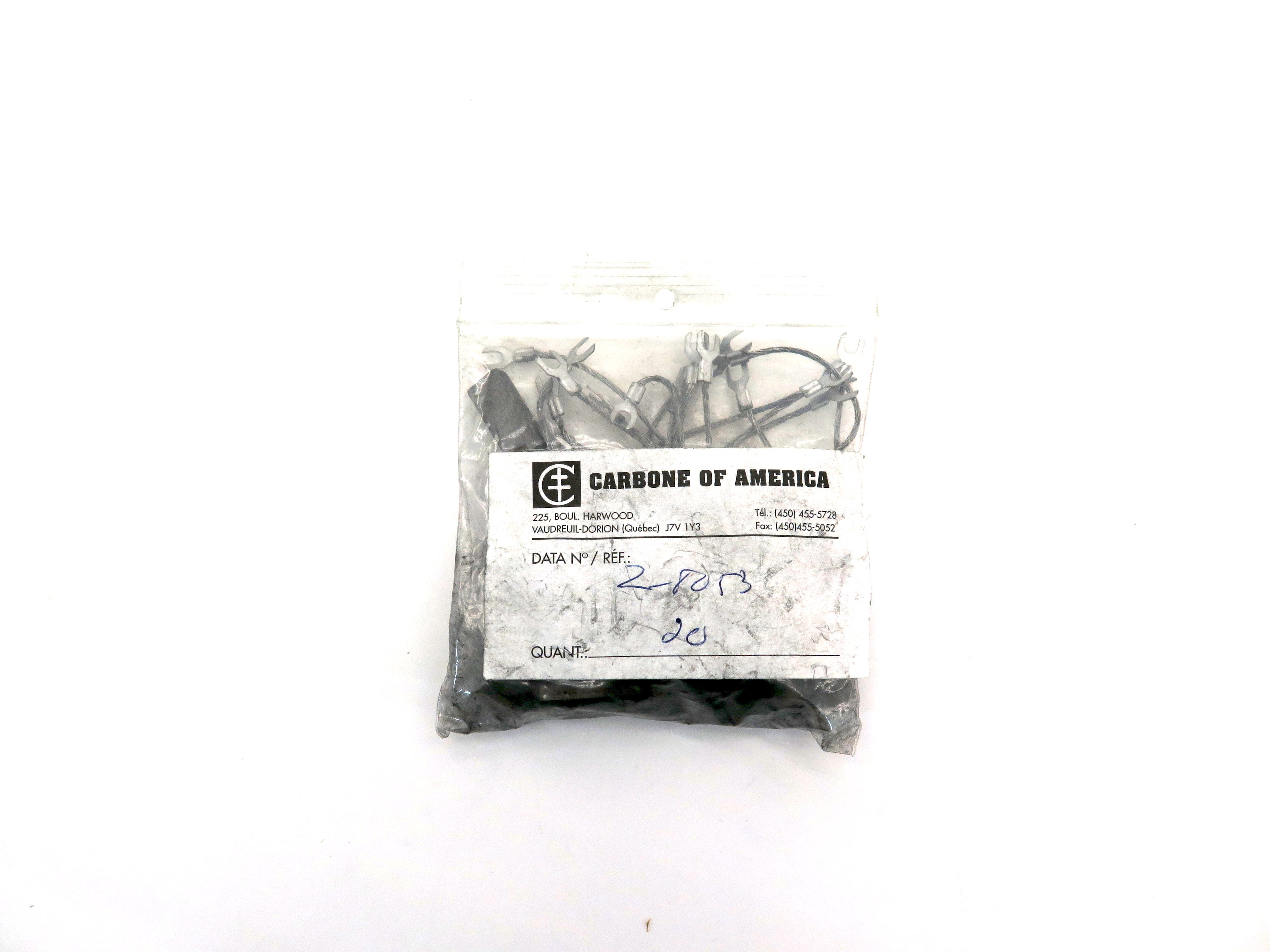 Carbone Of America Z8053 Carbon Brushes Lot Of 10 - Advance Operations