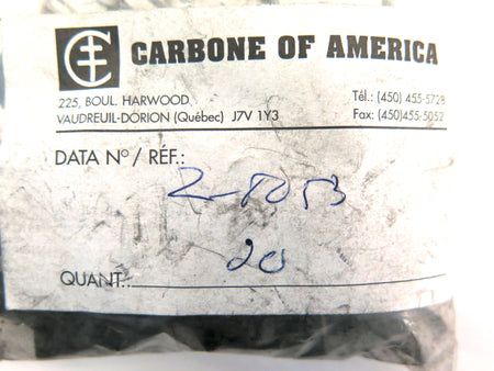 Carbone Of America Z8053 Carbon Brushes Lot Of 10 - Advance Operations