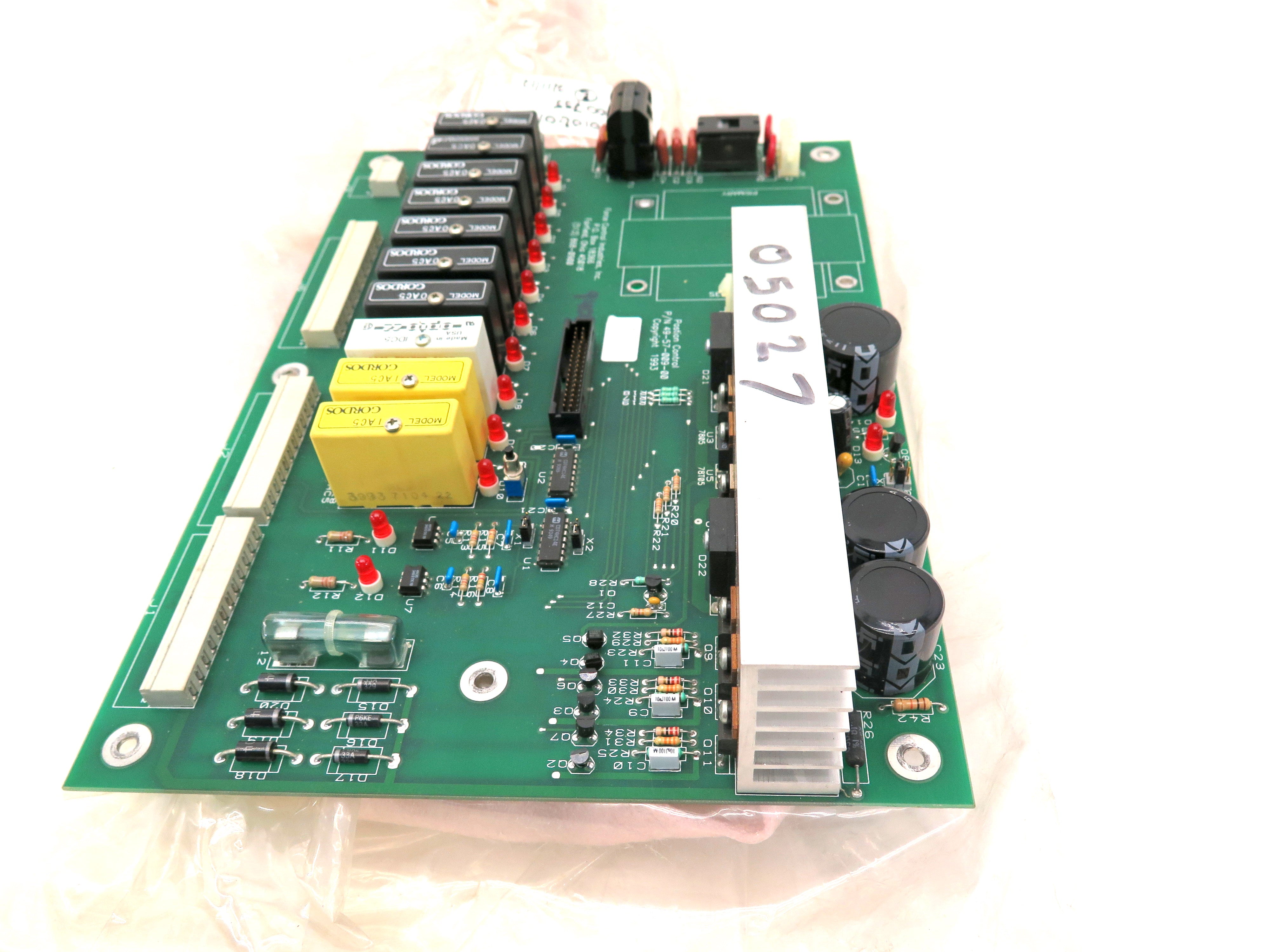 Force Control Industries 49-57-009-00 Position Control Board - Advance Operations